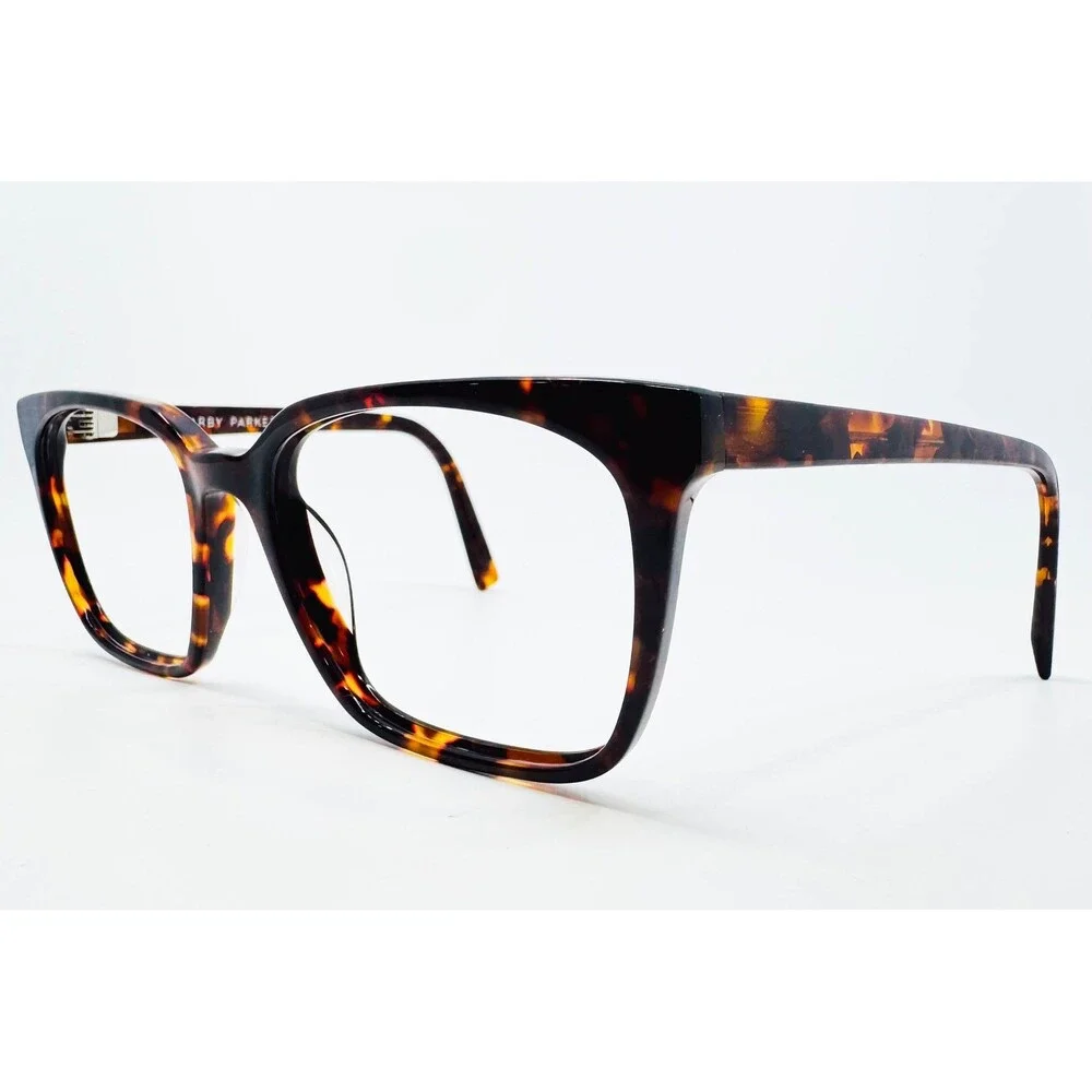 Warby Parker Hughes M Eyeglasses Mens Brown Tortoise Hughes M 926 52-17-140 52mm